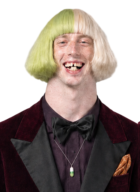 Smiling Ed cutout sticker